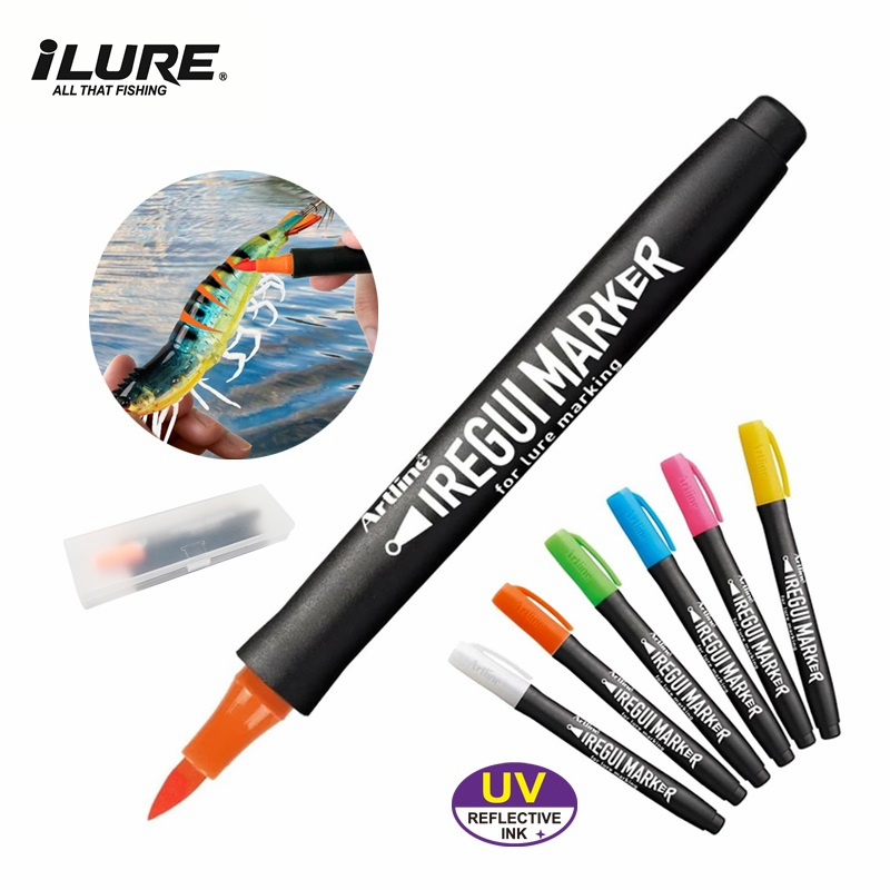 Fishing Lure Soft Plastic - Nowy długopis z farbą UV fluorescencyjną