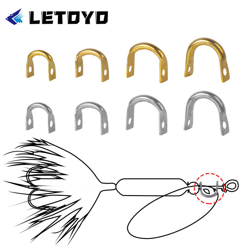 Fishing Lure Spinner - LETOYO 100 sztuk składane przeguby w