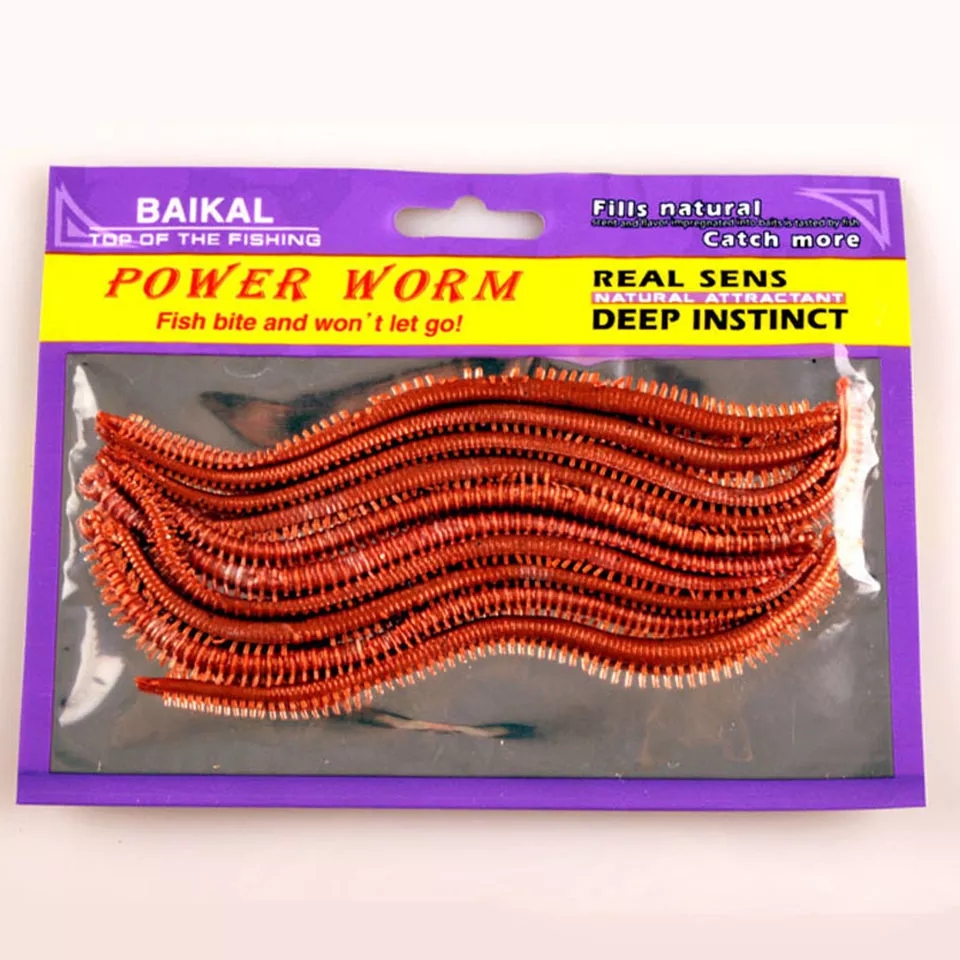 Fishing Lure Soft Plastic - 10 sztuk/partia sztuczne robaki morskie 135mm