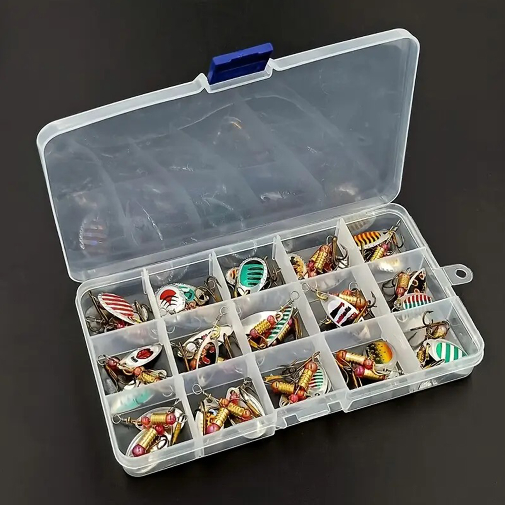 Fishing Lure Spinner - 30 szt. Metalowych Przynęt Woblery z