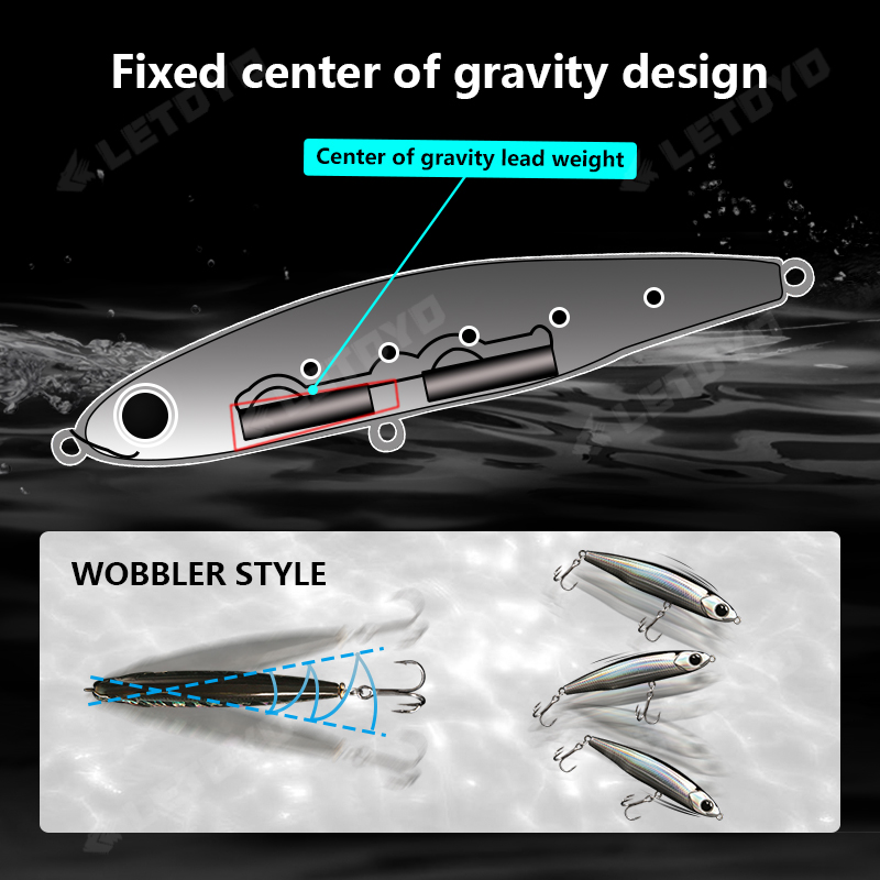 LETOYO Sinking Pencil 17g 12g- – Fishing Lure Swimbait recenzja i cena