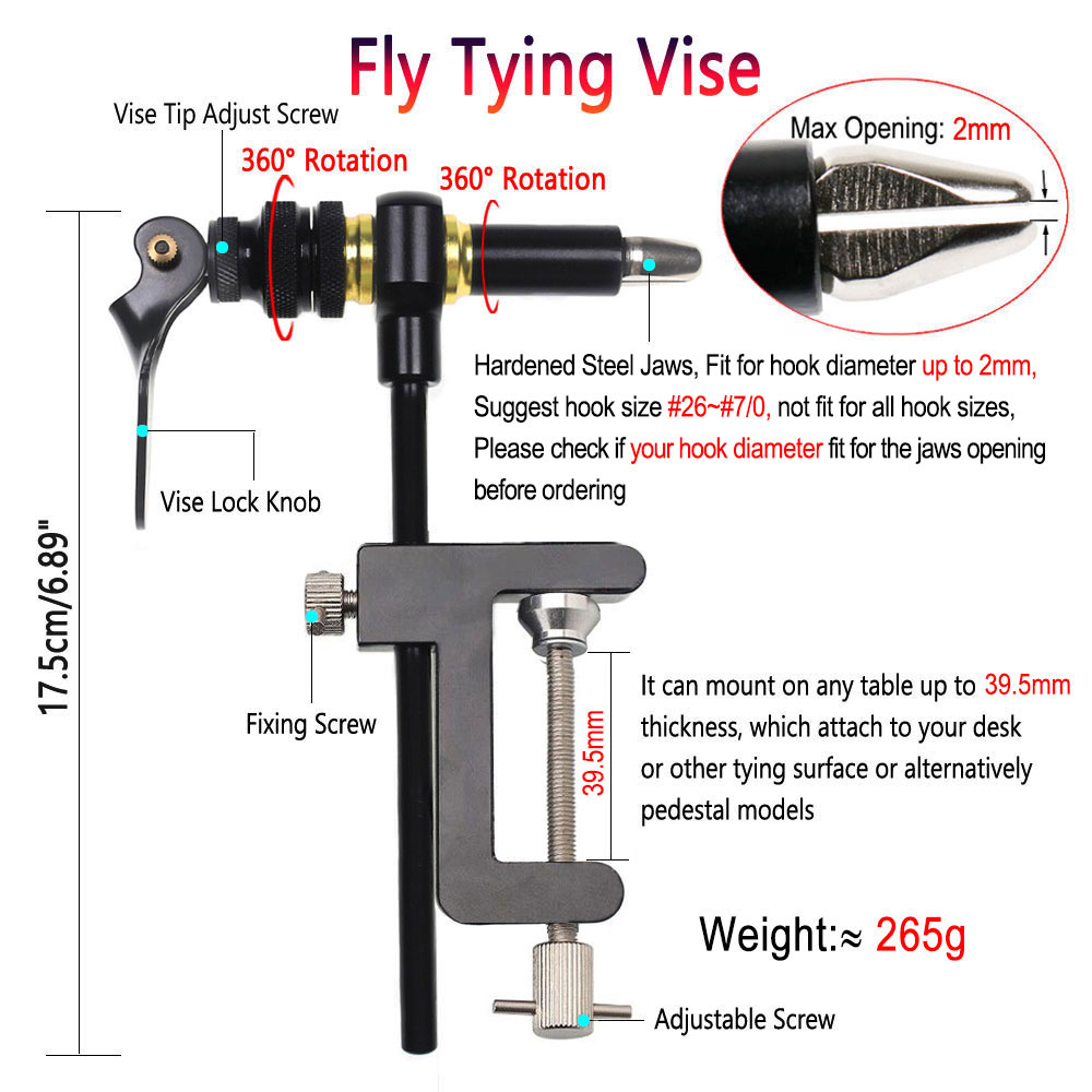 Bimoo 360 ° obrót c-clamp wiąz – Fishing Lure Spinner recenzja i cena